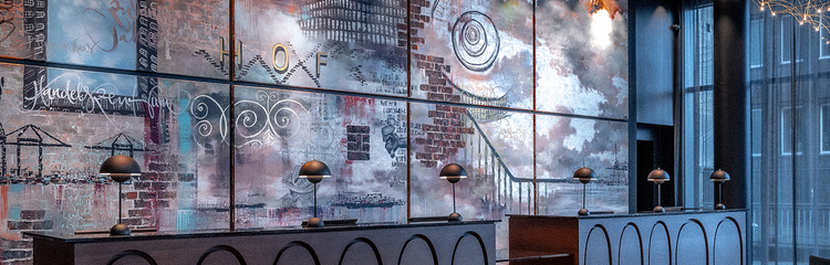 hotel Hamburg design Hotel Hamburg Kontorhaus The Cloud One Hotel reception